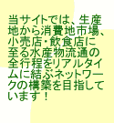 「水産物流通ネットワーク」の構築！